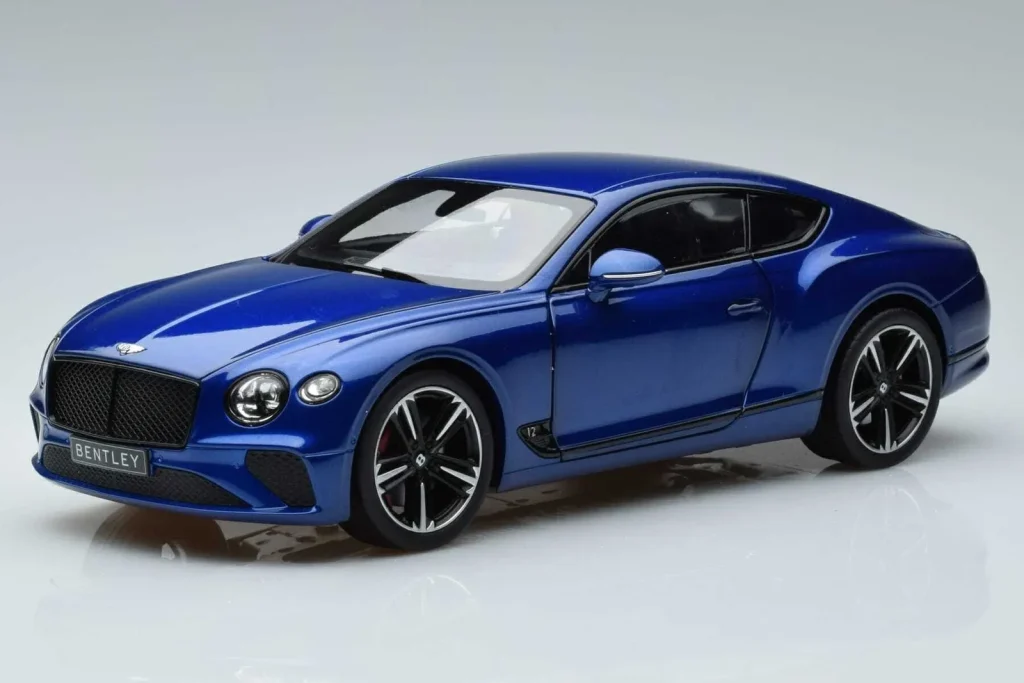 โมเดลรถ 1:18 Bentley Continental GT Sequin สีน้ำเงิน Norev
