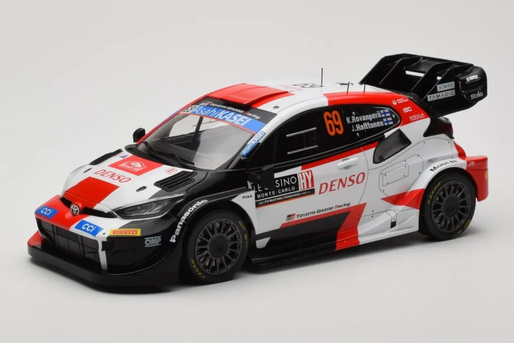 车型 1:18 Toyota GR Yaris Rally1 #69 K. Rovanpera / J. Halttunen Rally Monte Carlo World Champion 年 2023 IXO