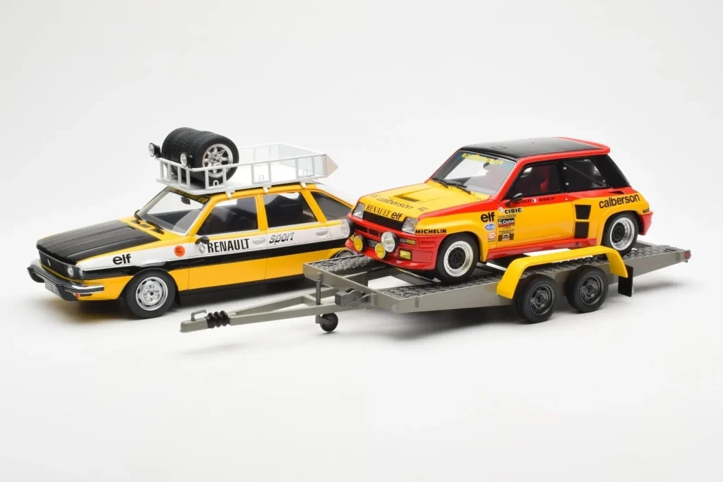 Model 1:18 Renault 5 Turbo J. Ragnotti + Renault 30 Assistance year 1979 Otto