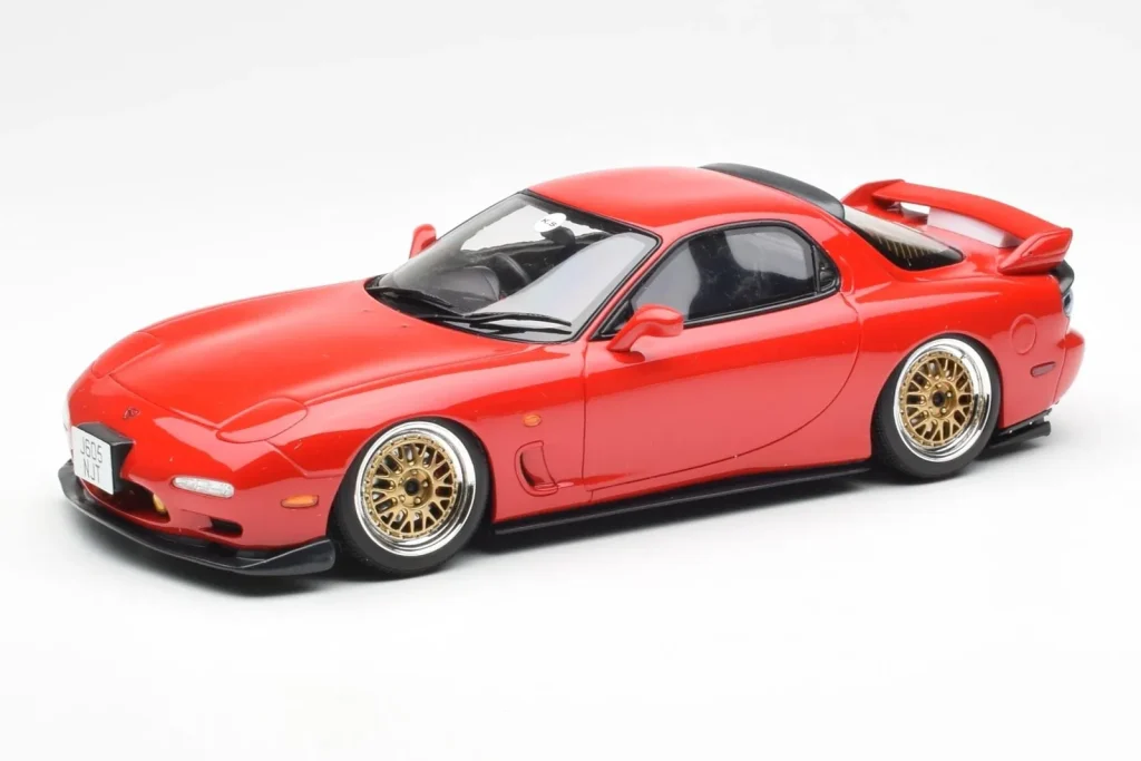 โมเดลรถ 1:18 Mazda RX-7 FD Khyzyl Saleem สีแดง Otto