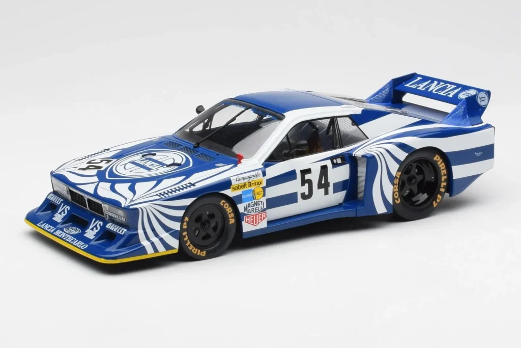 Model 1:18 Lancia Beta Montecarlo Gr.5 #54 W. Röhrl / M. Alboreto 6 Hours of Silverstone year 1980 MCG