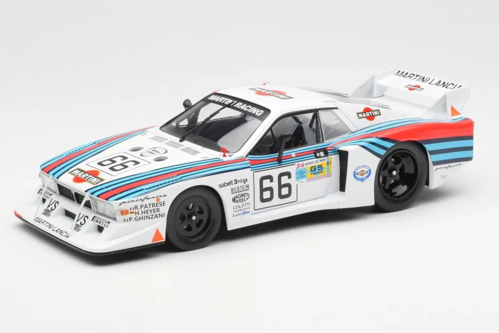 Model 1:18 Lancia Beta Montecarlo Gr.5 #66 24 Hours of Le Mans year 1981 MCG