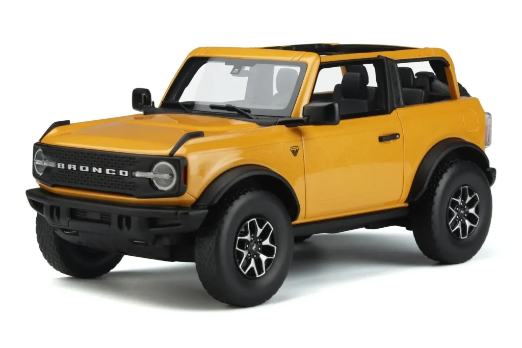 车型 1:18 Ford Bronco Badlands 橙色 GT Spirit