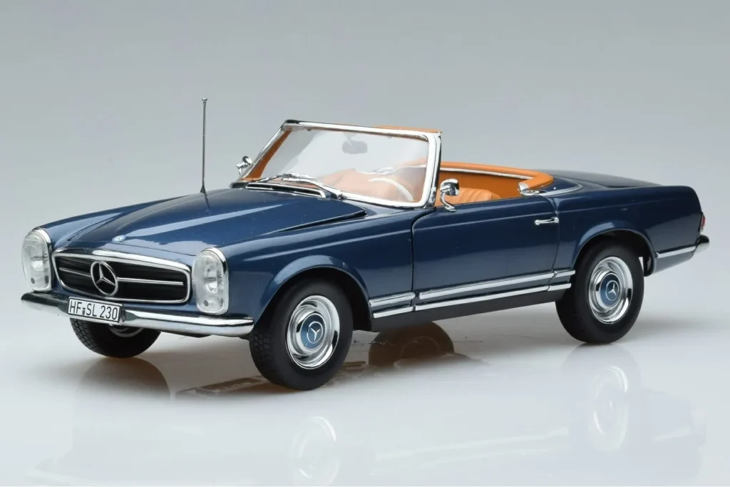 车型 1:18 Mercedes 230 SL W113 Pagoda Blue Limited Edition Norev