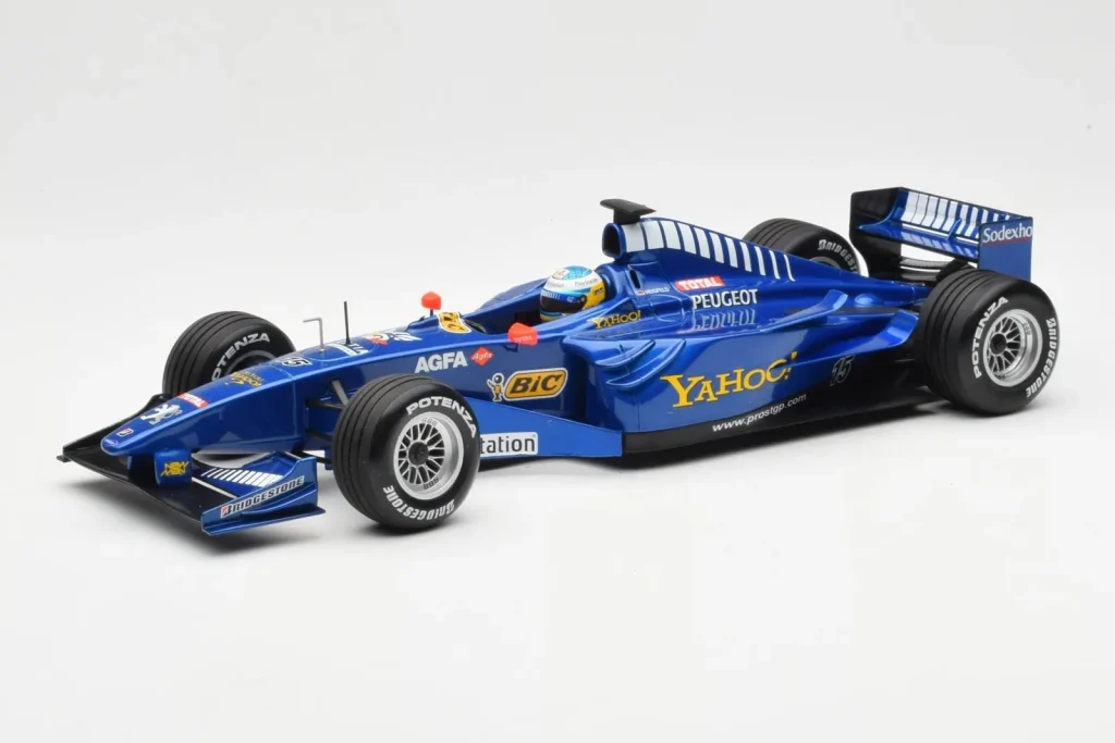 Model 1:18 Prost AP03 Peugeot #15 N. Heidfeld F1 Showcar year 2000 Minichamps