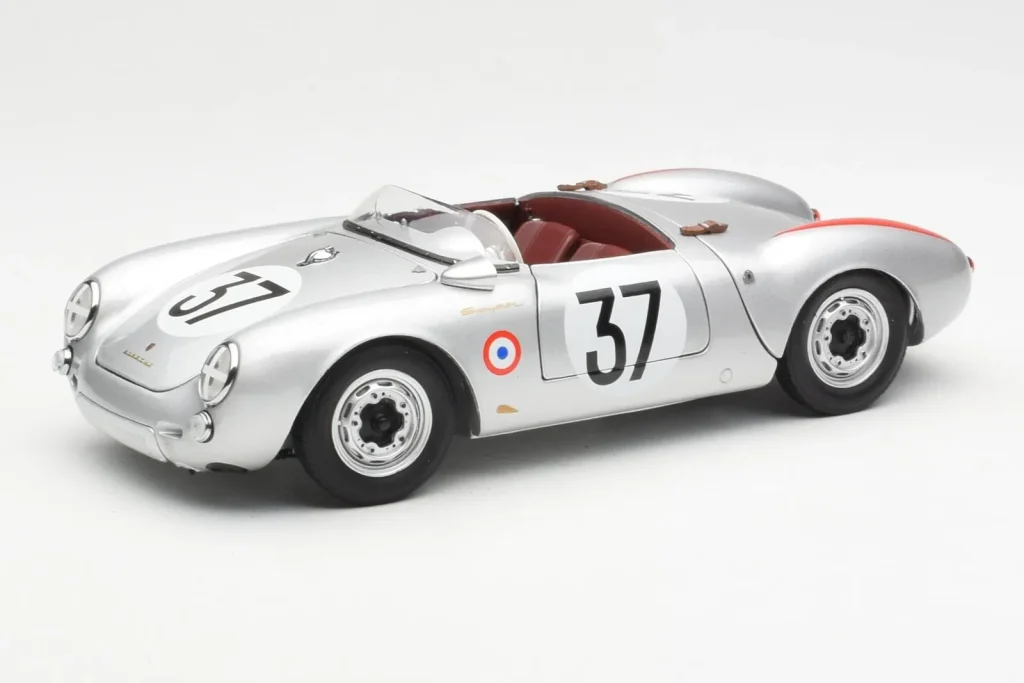 车型 1:18 Porsche 550 RS Spyder #37 H. Polensky / R. von Frankenberg 24 Hours of Le Mans 年 1955 Schuco
