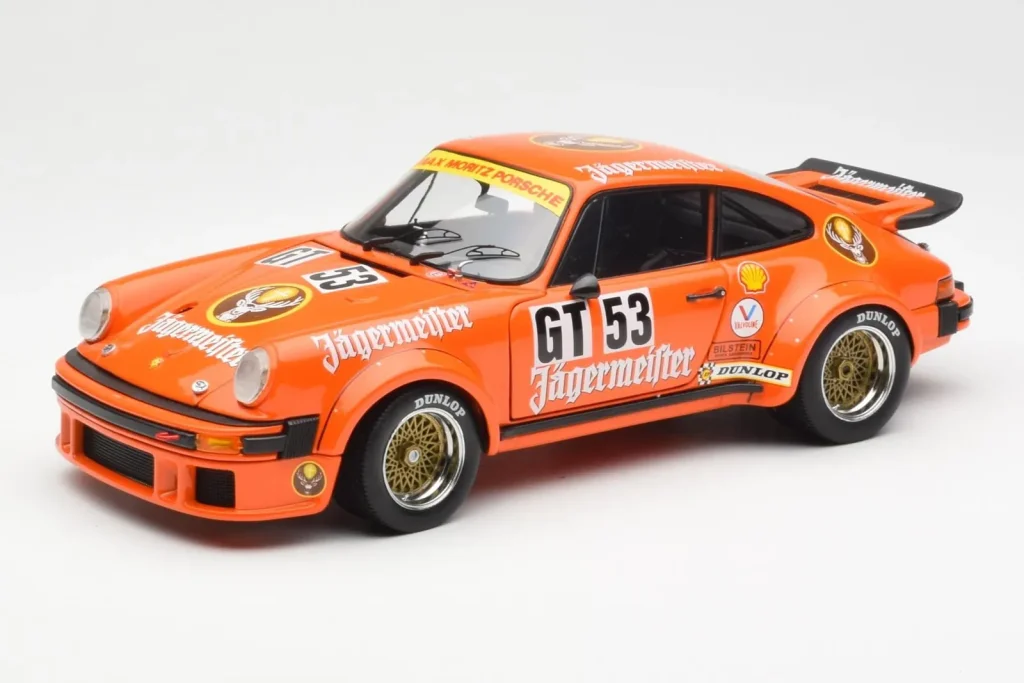 โมเดลรถ 1:18 Porsche 911 934 Jagermeister ปี 1977 Schuco (มือสอง)