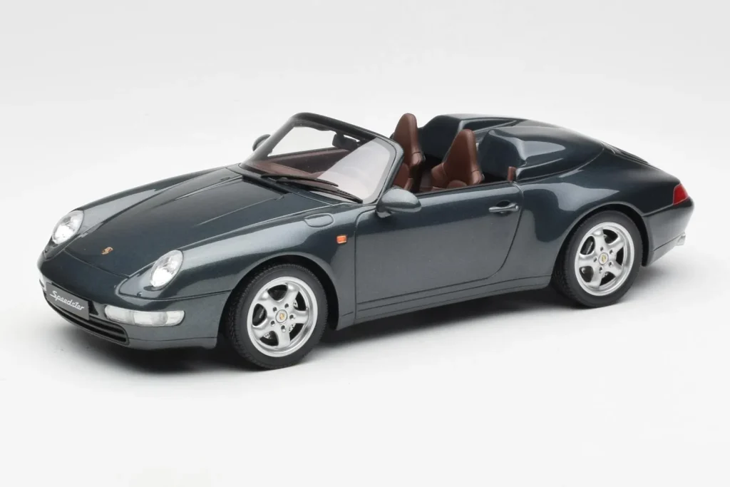 โมเดลรถ 1:18 Porsche 911 993 Speedster สีเขียว GT Spirit