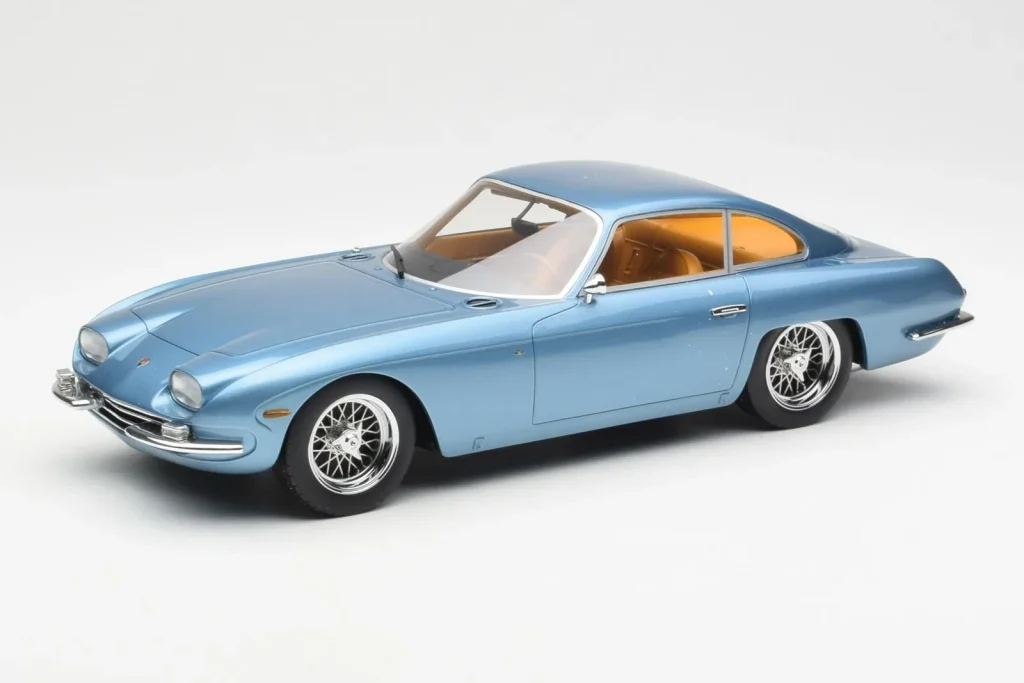 โมเดลรถ 1:18 Lamborghini 350 GT Light Blue Metallic CMR (มือสอง)