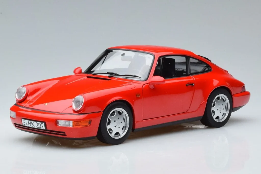 车型 1:18 Porsche 911 964 Carrera 2 红色 Norev