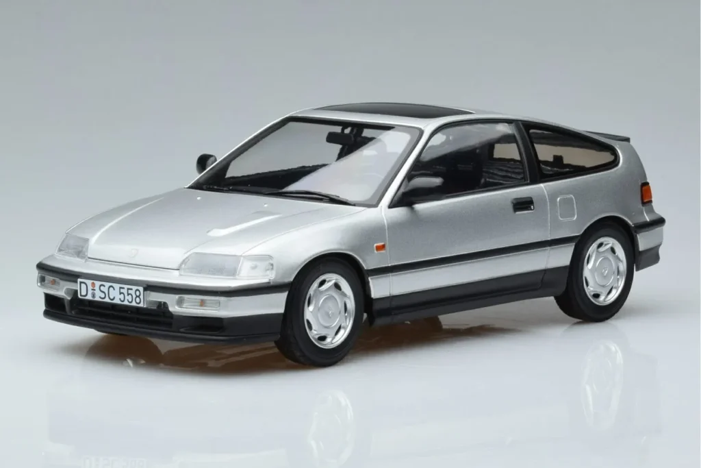 โมเดลรถ 1:18 Honda CRX EF สีเงิน Norev