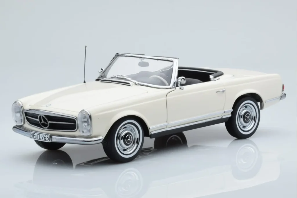 车型 1:18 Mercedes 230 SL W113 Pagoda White Limited Edition Norev