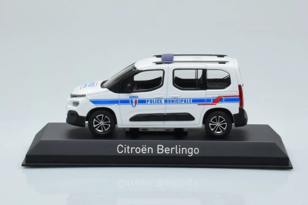 车型 1:43 Citroen Berlingo Police Municipale v1 White Blue Norev