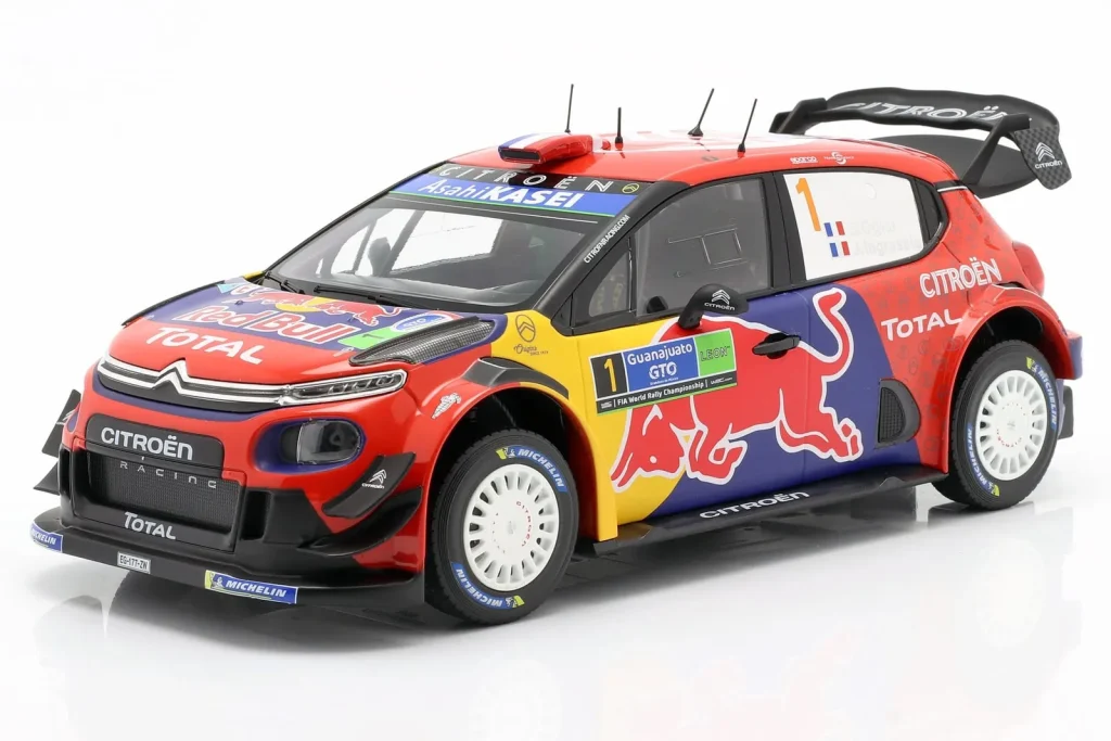 โมเดลรถ 1:18 Citroen C3 WRC #1 S. Ogier / J. Ingrassia Rally Mexico ปี 2019 Norev