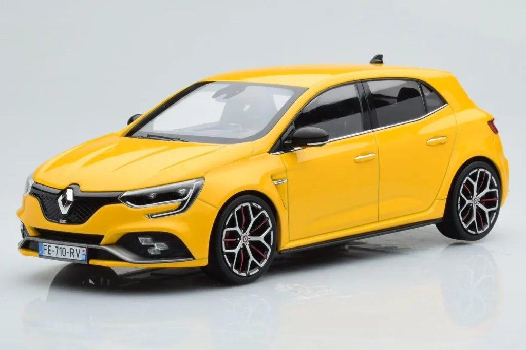 โมเดลรถ 1:18 Renault Megane RS IV Trophy Sirius สีเหลือง Norev