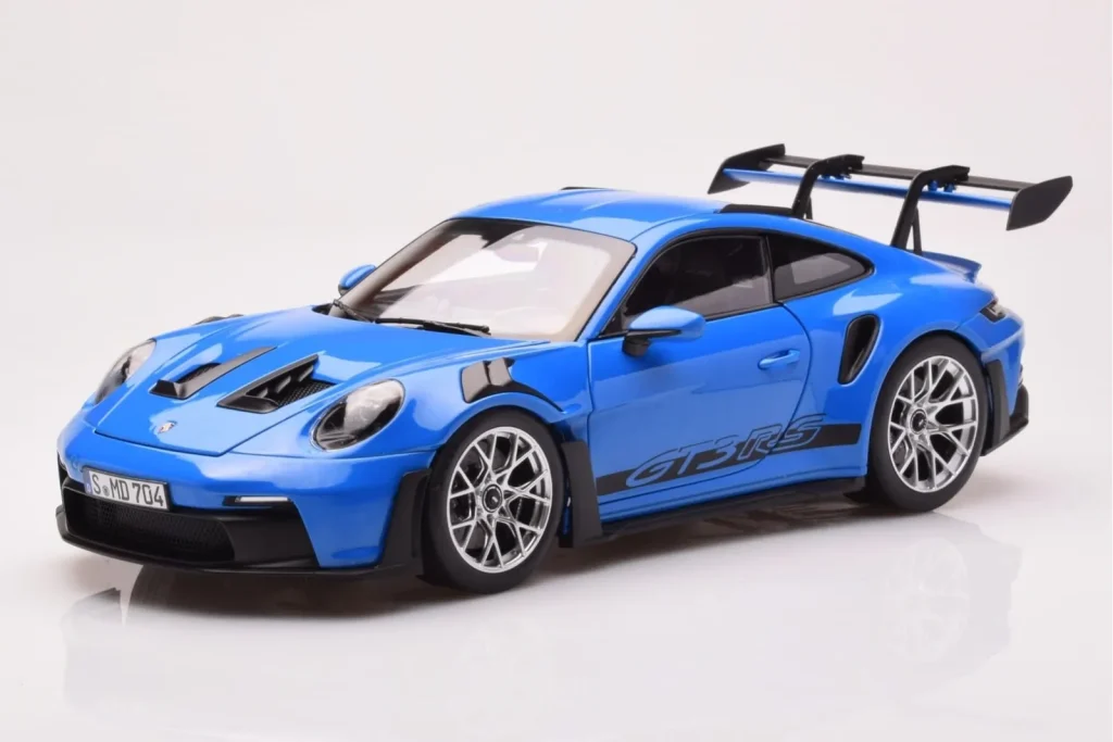 โมเดลรถ 1:18 Porsche 911 992 GT3 RS Sharkblue Norev