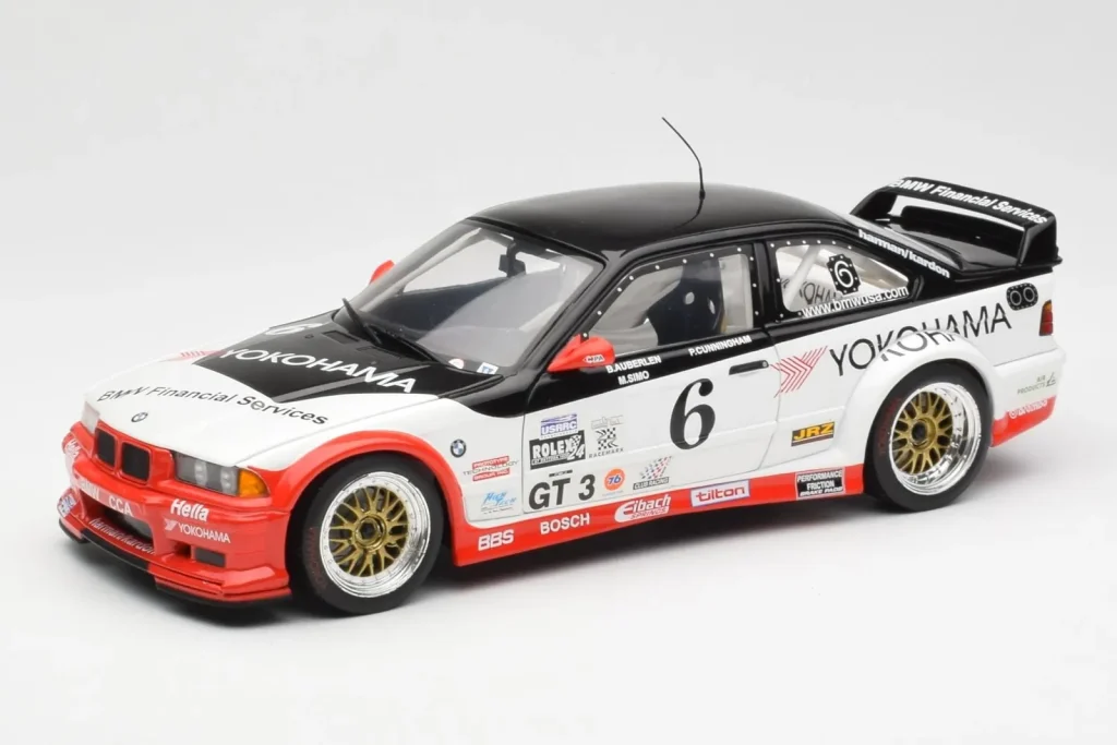 โมเดลรถ 1:18 BMW M3 E36 GTR #0 B. Auberlen / M. Simo / P. Cunningham Daytona 24 Hours ปี 1998 UT Models (มือสอง)