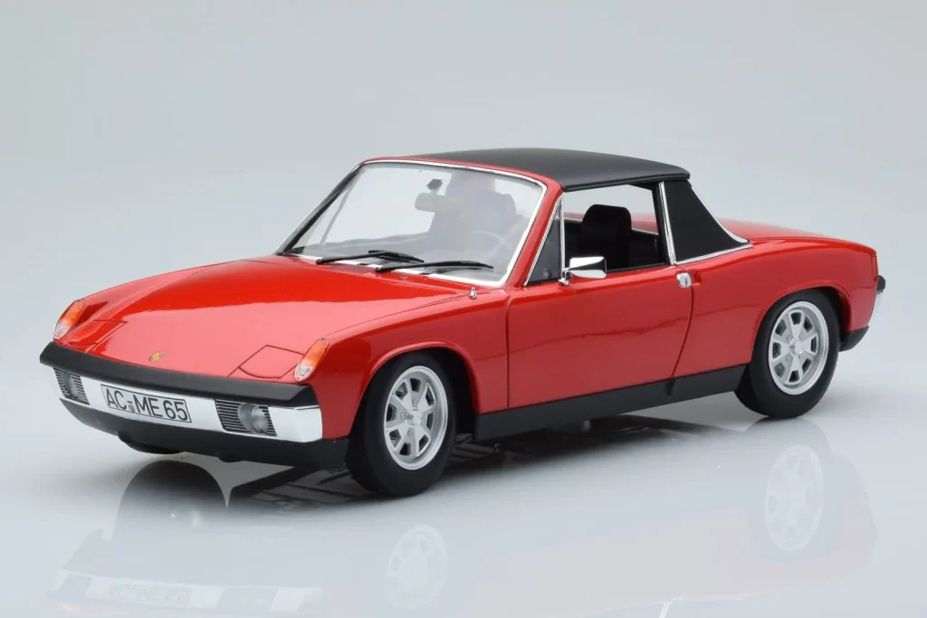 โมเดลรถ 1:18 Porsche 914 1.7 Bahia สีแดง Norev