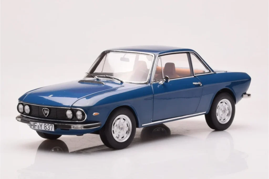 车型 1:18 Lancia Fulvia 3 Blue Limited Edition Norev