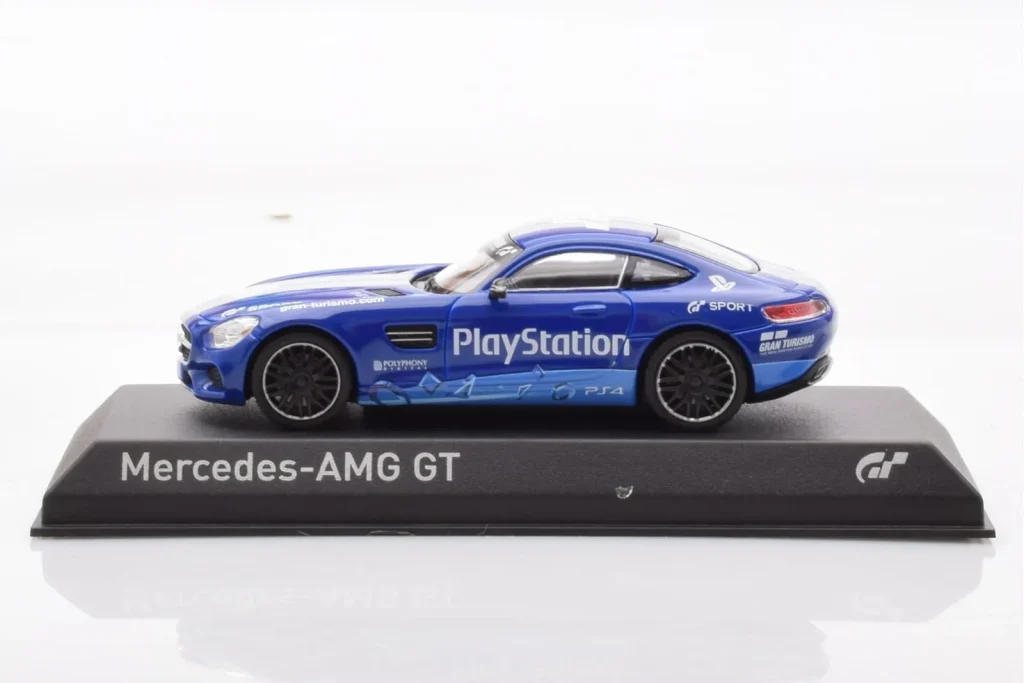 โมเดลรถ 1:43 Mercedes AMG GT PlayStation Norev (มือสอง)