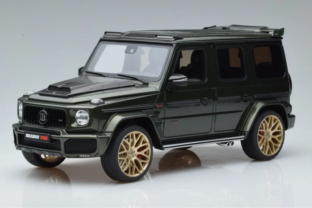 Model 1:18 Mercedes G63 Brabus 700 Widestar W463 green GT Spirit