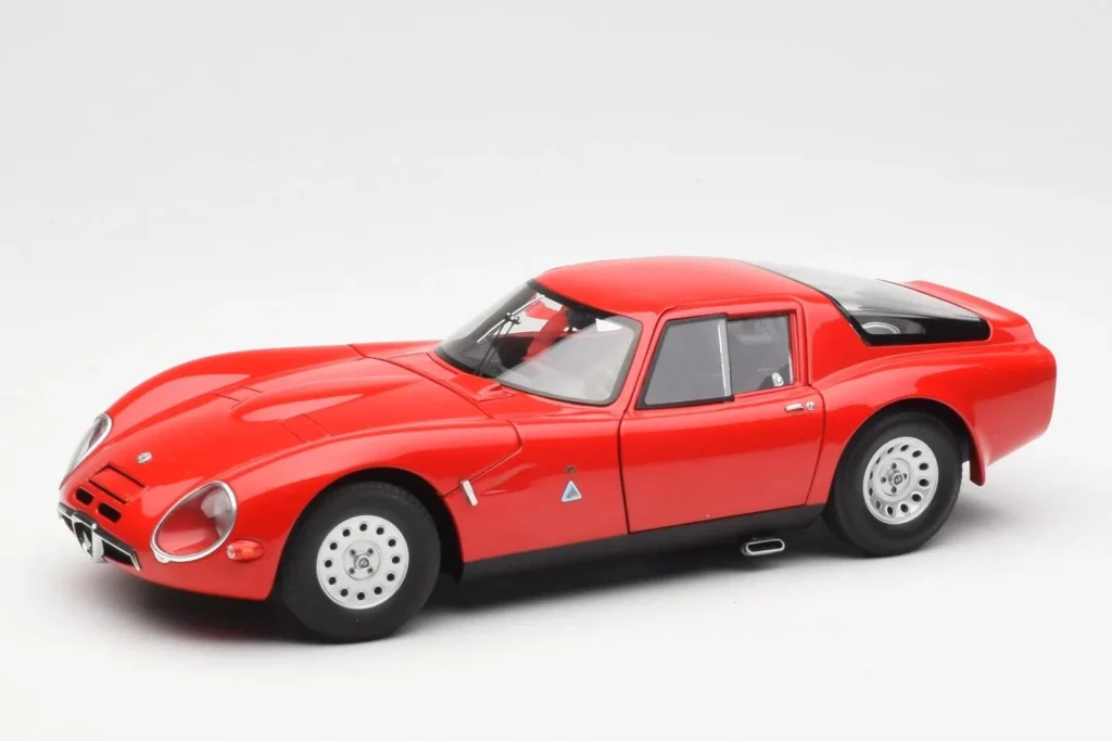 โมเดลรถ 1:18 Alfa Romeo TZ2 สีแดง AUTOart (มือสอง)