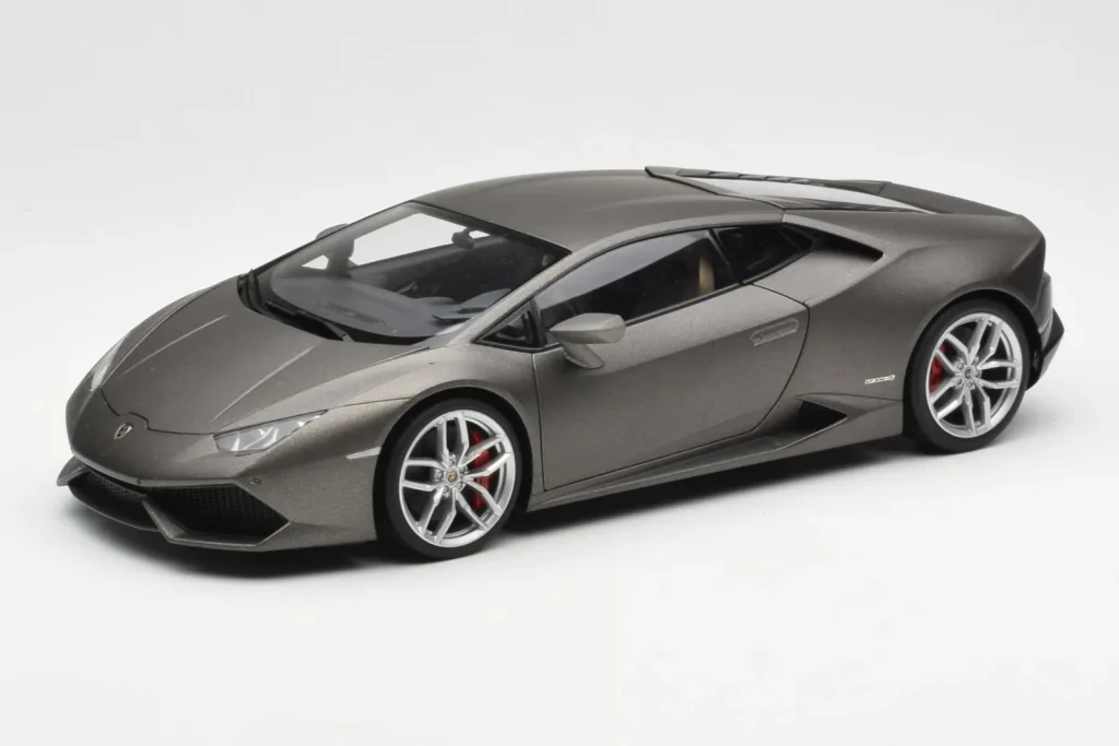 โมเดลรถ 1:18 Lamborghini Huracan LP610-4 สีเทา AUTOart (มือสอง)