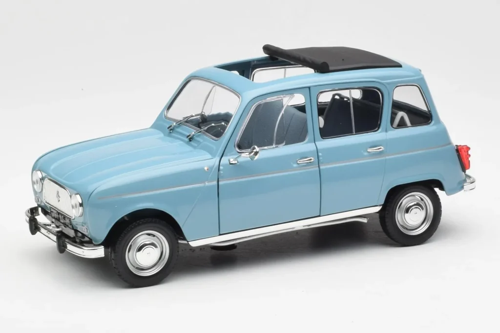 โมเดลรถ 1:18 Renault 4L สีน้ำเงิน Norev