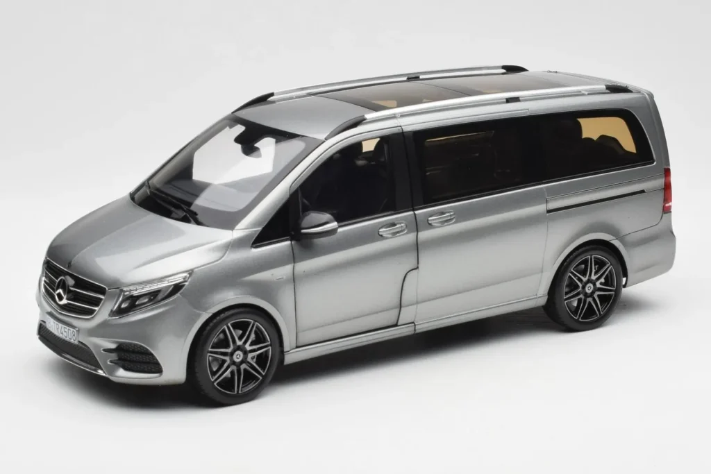 โมเดลรถ 1:18 Mercedes V-Class W447 AMG Line สีเทาเมทัลลิก Norev (มือสอง)