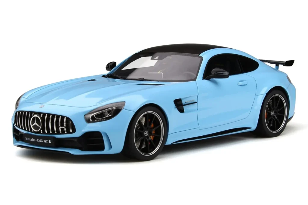 โมเดลรถ 1:18 Mercedes AMG GT R China สีน้ำเงิน GT Spirit