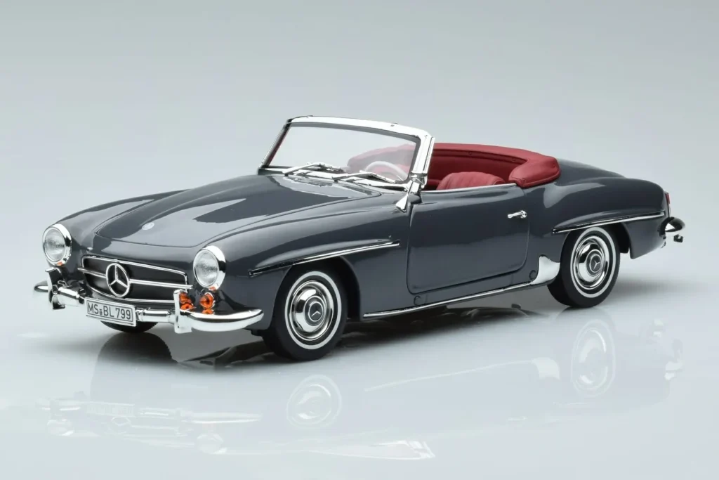 Model 1:18 Mercedes 190 SL W121 Roadster Grey Norev