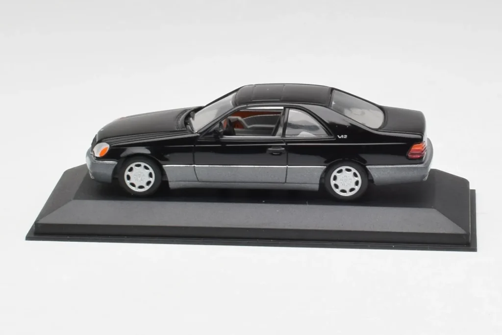 โมเดลรถ 1:43 Mercedes C140 600 SEC สีดำ Minichamps (มือสอง)