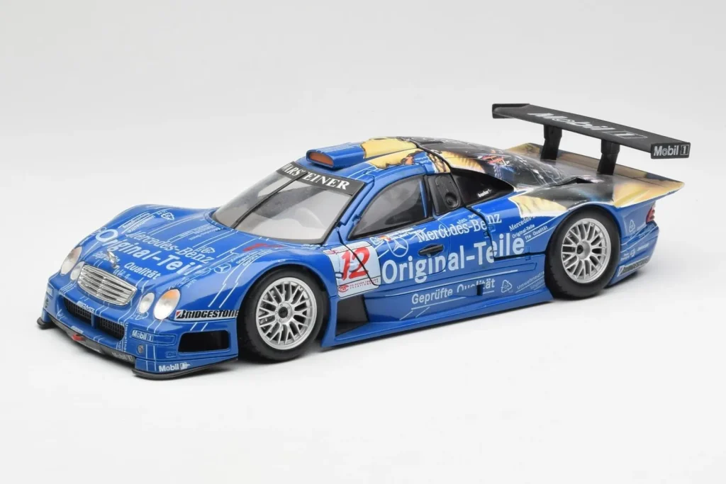 โมเดลรถ 1:18 Mercedes CLK GTR #12 Original Teile FIA GT ปี 1999 Maisto (มือสอง)