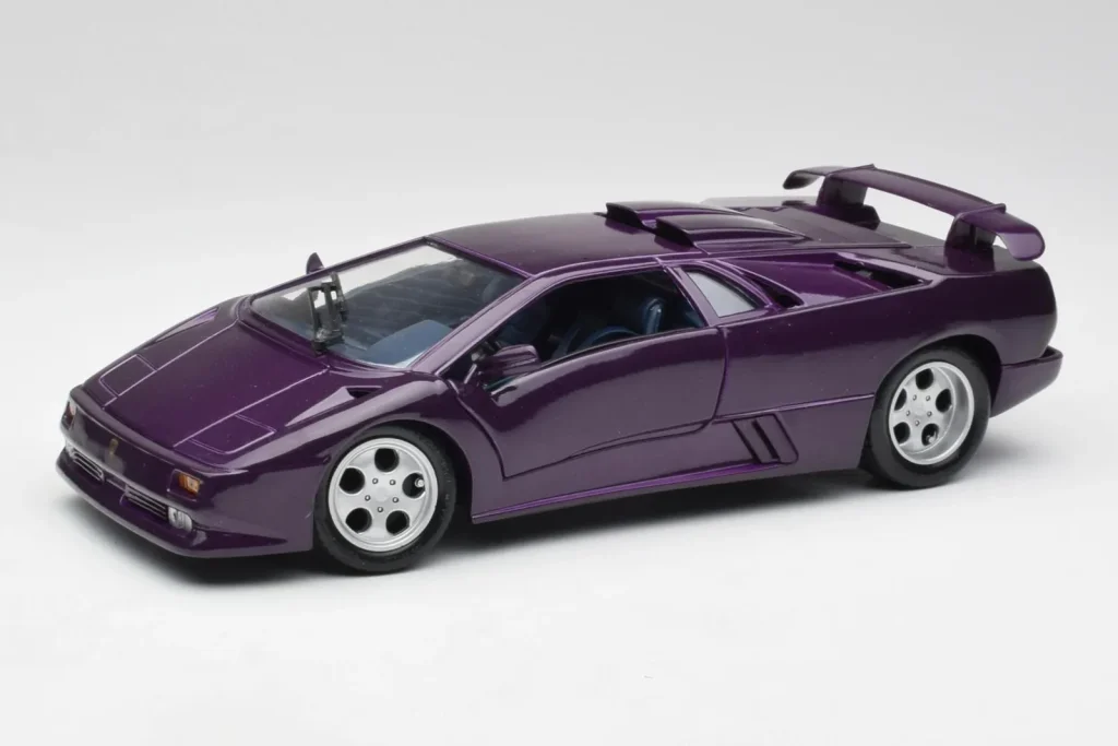 โมเดลรถ 1:18 Lamborghini Diablo Jota สีม่วง Maisto (มือสอง)