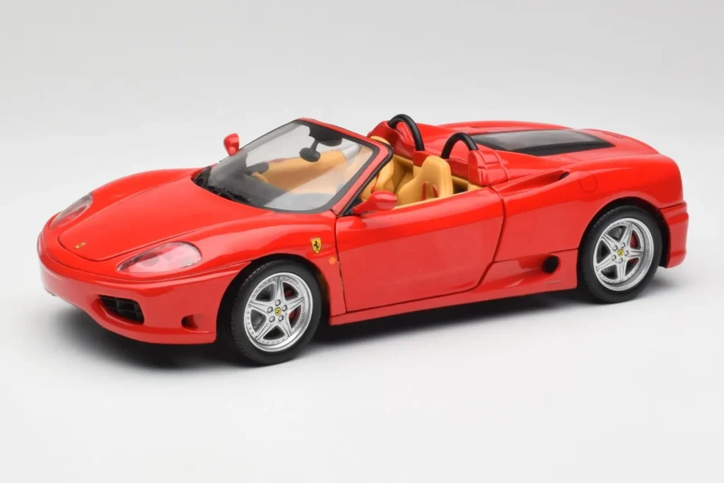 โมเดลรถ 1:18 Ferrari 360 Spider สีแดง Hot Wheels [57310] (มือสอง)