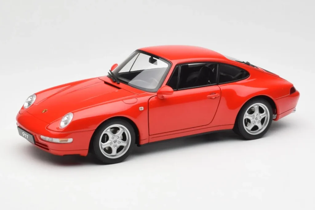 โมเดลรถ 1:18 Porsche 911 993 Carrera สีแดง AUTOart (มือสอง)