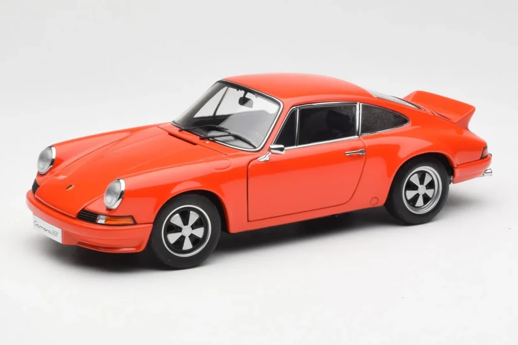 โมเดลรถ 1:18 Porsche 911 Carrera RS 2.7 สีส้ม AUTOart (มือสอง)