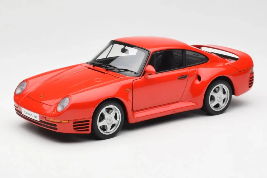 โมเดลรถ 1:18 Porsche 959 สีแดง AUTOart (มือสอง)
