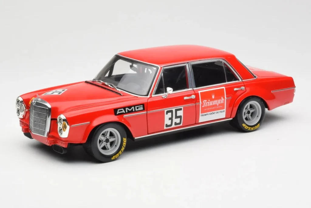 โมเดลรถ 1:18 Mercedes 300 SEL 6.8 #35 H. Kelleners Hockenheim ปี 1973 Minichamps (มือสอง)