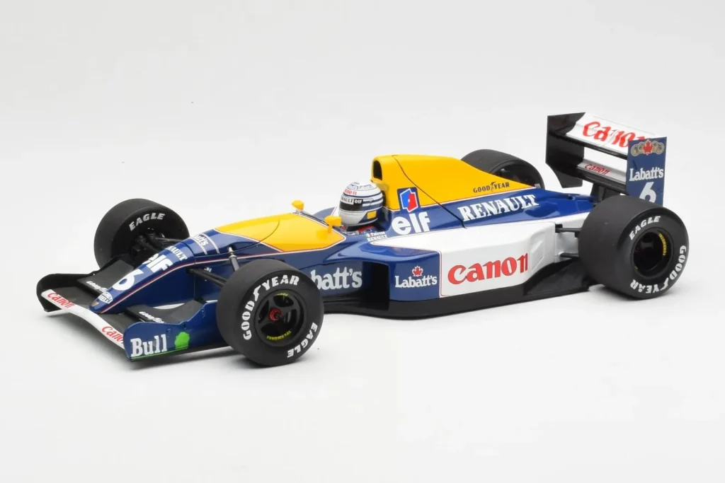 โมเดลรถ 1:18 Williams Renault FW14 #6 R. Patrese F1 ปี 1991 Minichamps (มือสอง)