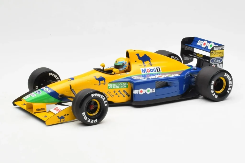 โมเดลรถ 1:18 Benetton Ford B191 #20 R. Moreno F1 ปี 1991 Minichamps (มือสอง)