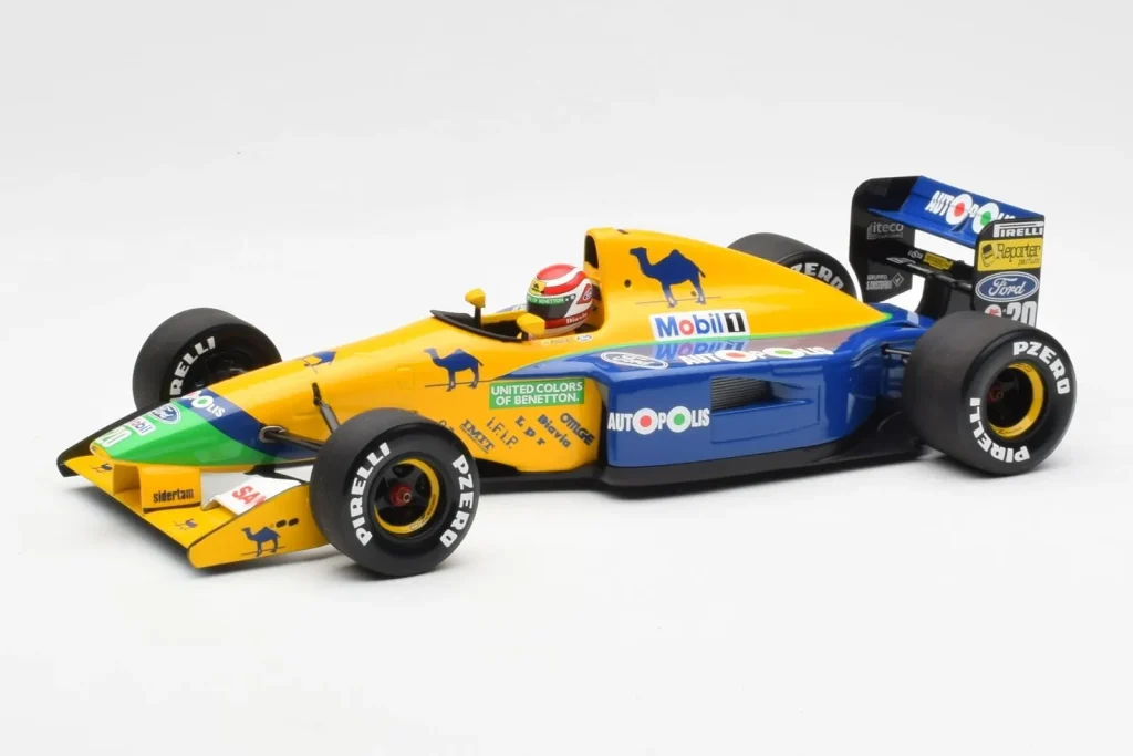 โมเดลรถ 1:18 Benetton Ford B191 #19 N. Piquet F1 ปี 1991 Minichamps (มือสอง)