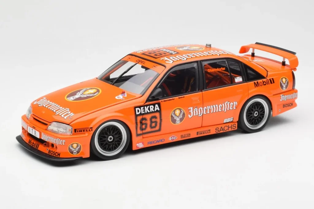 โมเดลรถ 1:18 Opel Omega 3000 24V #66 Jägermeister P. Oberdorfer DTM ปี 1991 Minichamps (มือสอง)