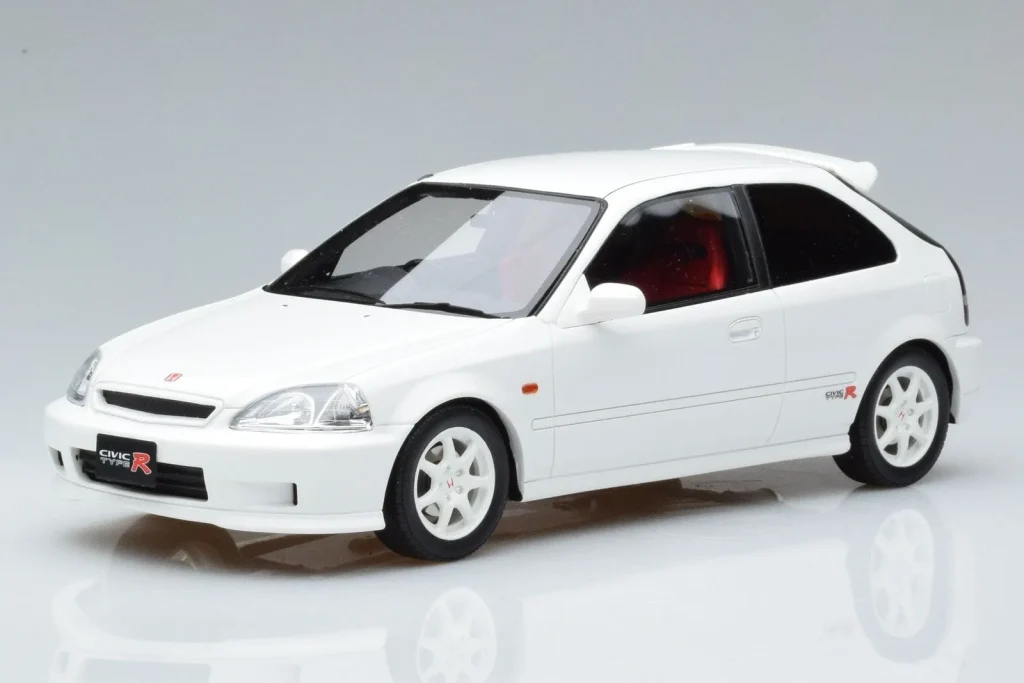 โมเดลรถ 1:18 Honda Civic Type R EK9 สีขาว Otto (มือสอง)