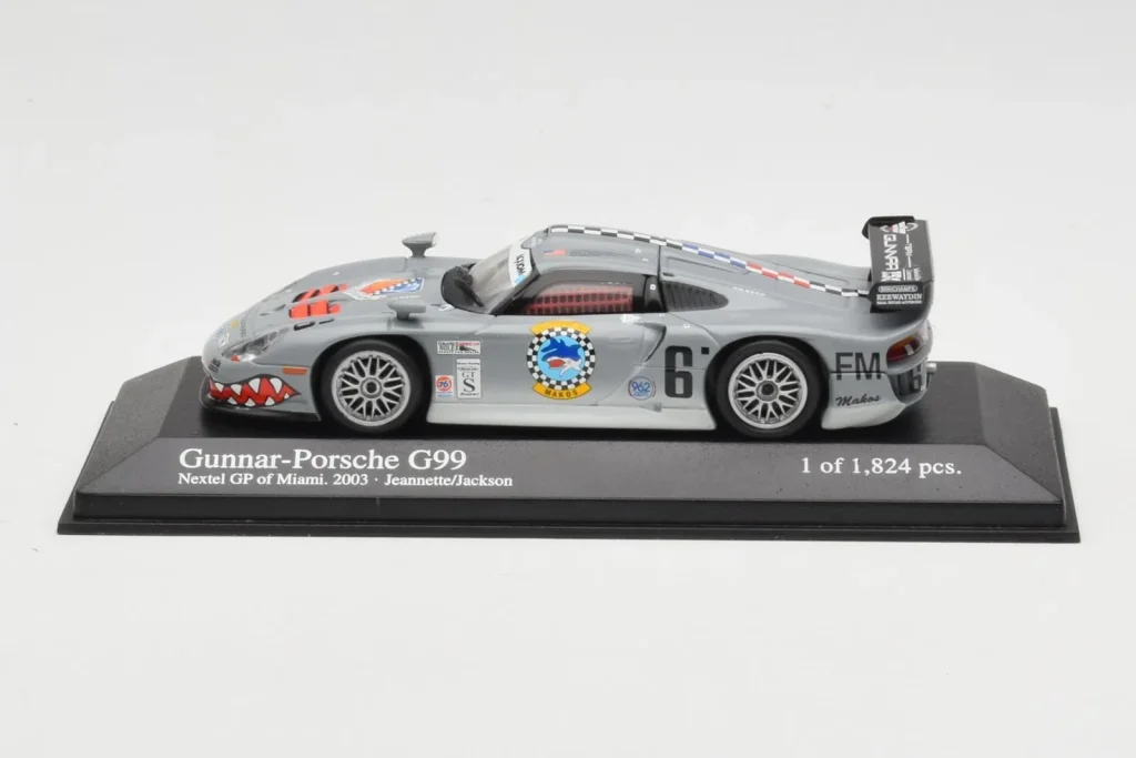 โมเดลรถ 1:43 Gunnar G99 Shark #6 J. Jackson Nextel Grand Prix of Miami Grand-Am ปี 2003 Minichamps (มือสอง)