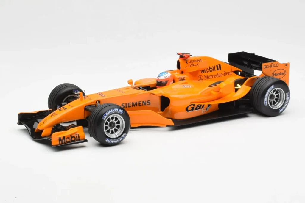 โมเดลรถ 1:18 McLaren MP4-20 Mercedes G. Paffett Interim Test Car ปี 2006 Minichamps (มือสอง)