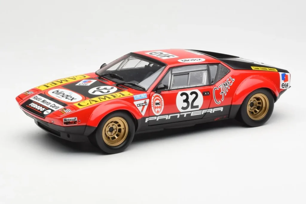 โมเดลรถ 1:18 De Tomaso Pantera #32 Jaquemin / Deprez 24 Hours of Le Mans ปี 1972 Kyosho (มือสอง)