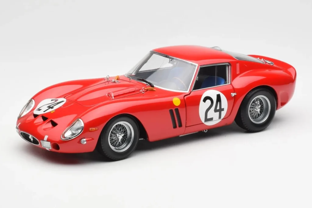 โมเดลรถ 1:18 Ferrari 250 GTO #24 J. Blaton / G. Langlois 2nd 24 Hours of Le Mans ปี 1963 Kyosho (มือสอง)
