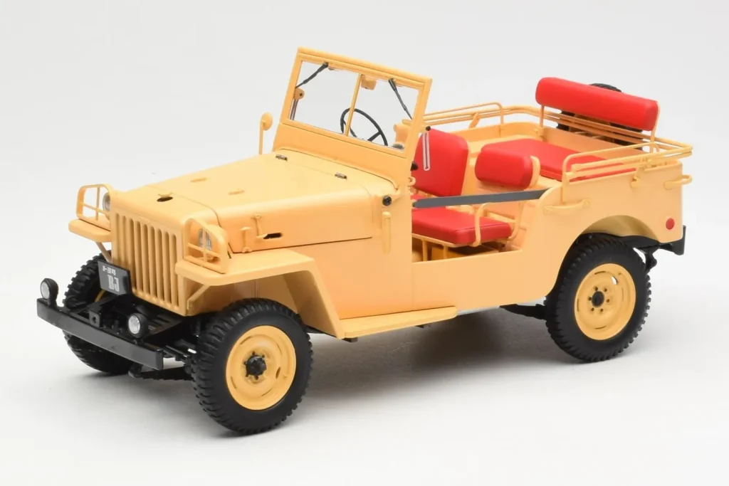 โมเดลรถ 1:18 Toyota Land Cruiser BJ สีเบจ Kyosho