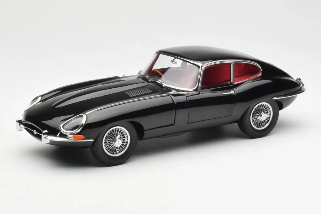 โมเดลรถ 1:18 Jaguar E-Type 3.8 Series 1 สีดำ Kyosho